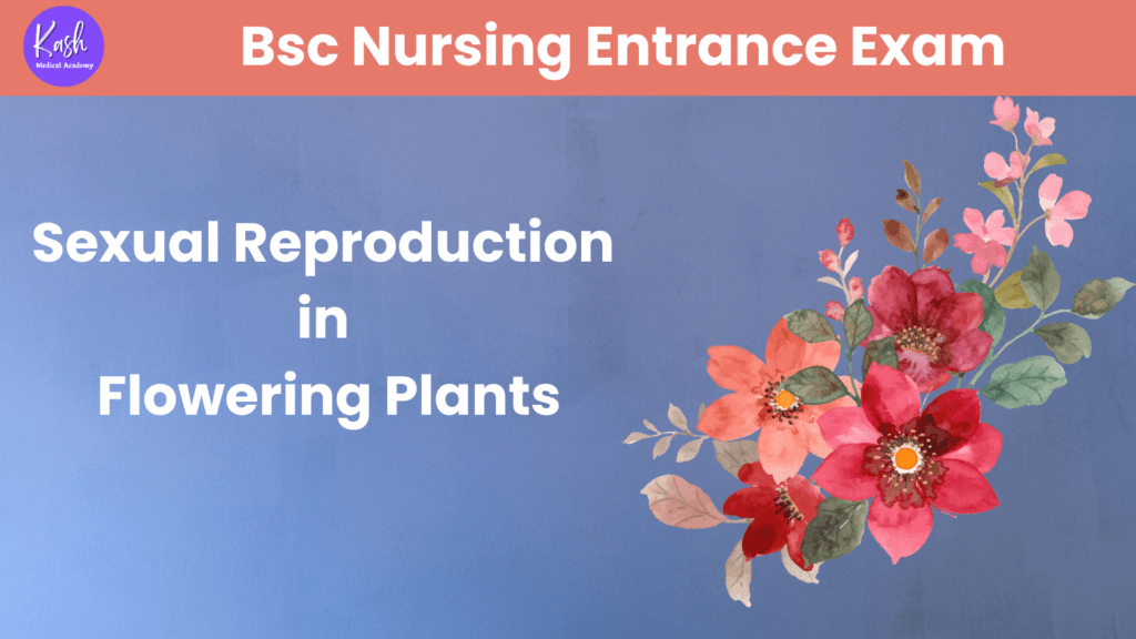 Download MCQs for B.Sc. Nursing Entrance Exam  Sexual Reproduction in Flowering Plants in PDF