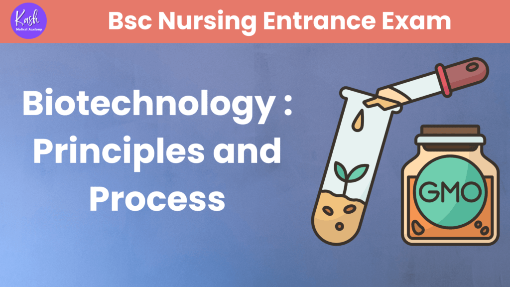 B.Sc. Nursing Entrance Exam: Most Important MCQs on Biotechnology : Principles and Process (Free Download Available)